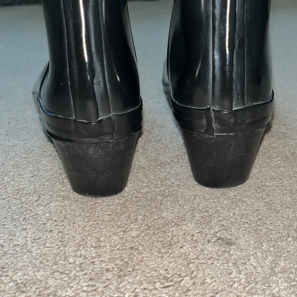 HUNTER Arolla wedge rain boots size 10 - Picture 8 of 16